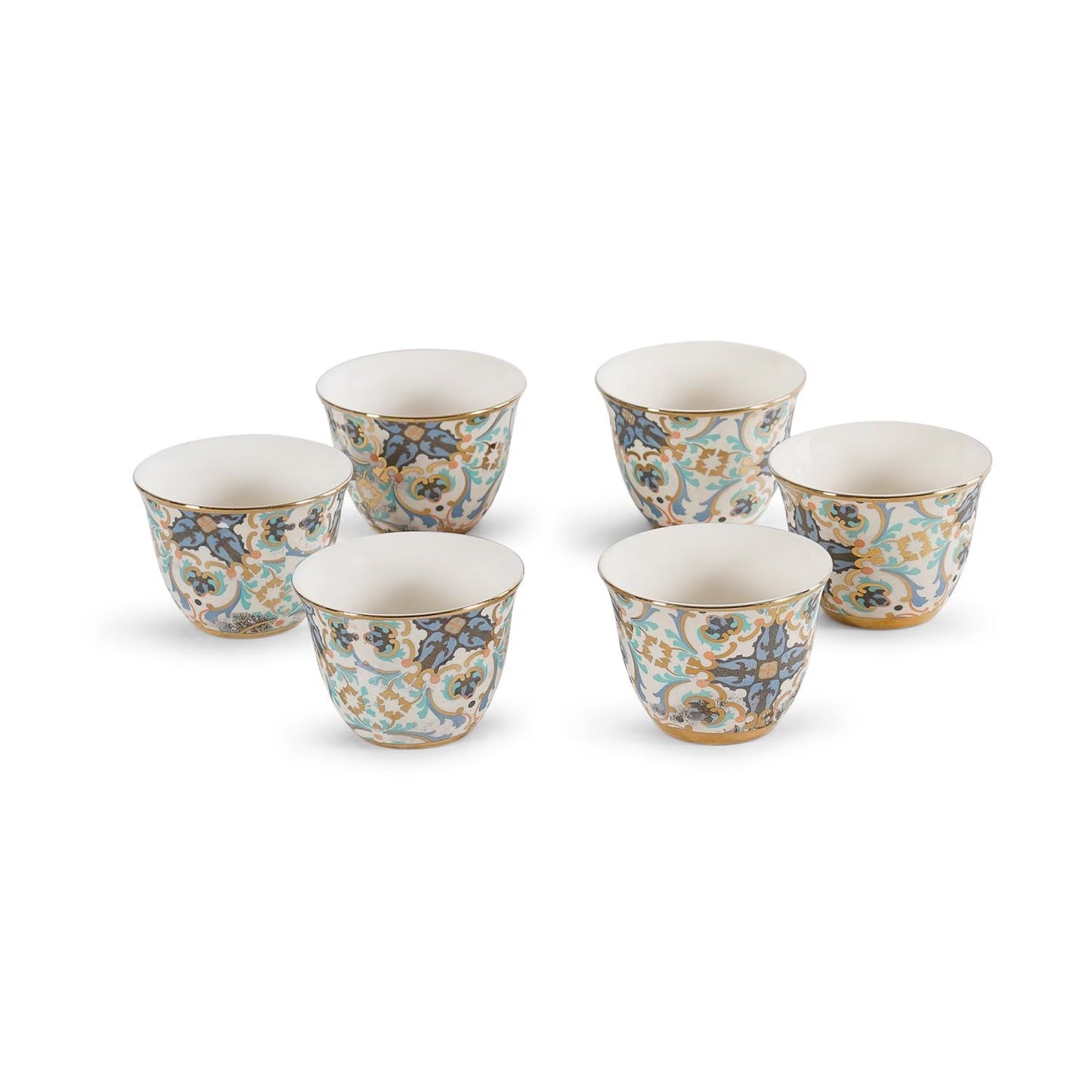 6-Piece Porcelain Qahwa Set