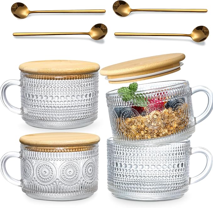 4pcs Set Vintage Coffee Mugs