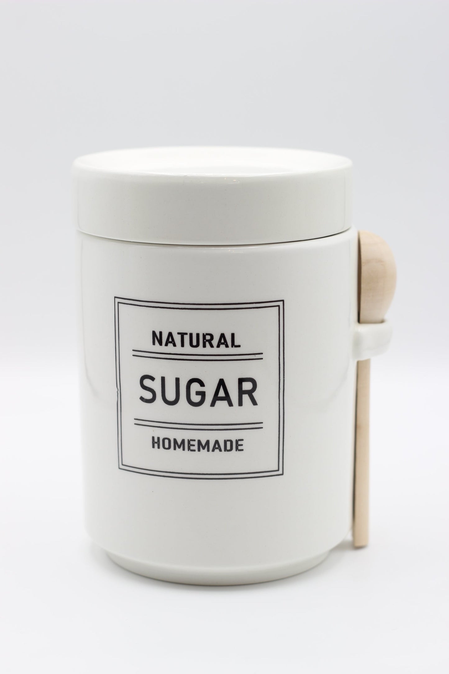 Typed Sugar Canister