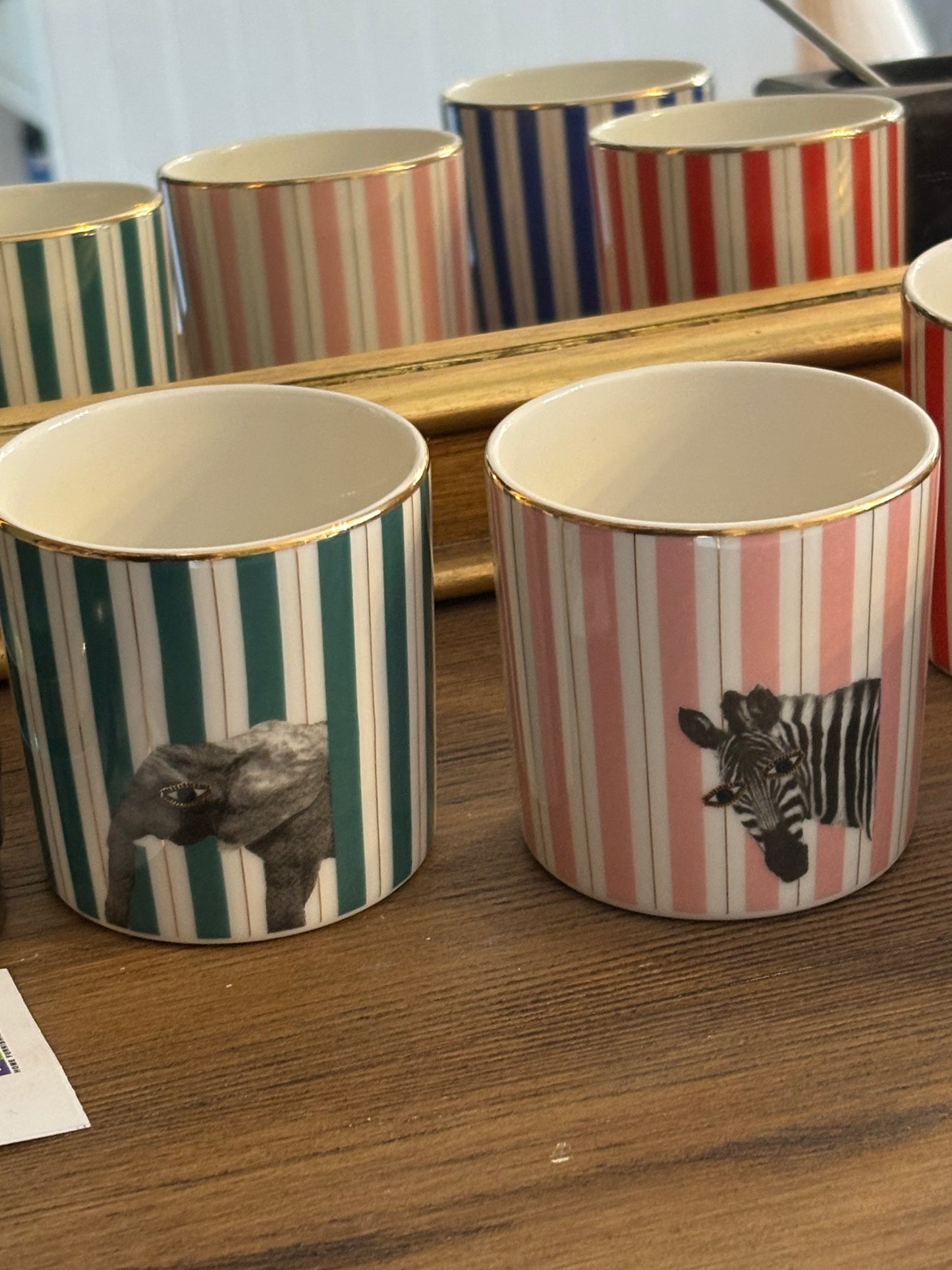 Porland Wild Life 4 Pieces Mug Set