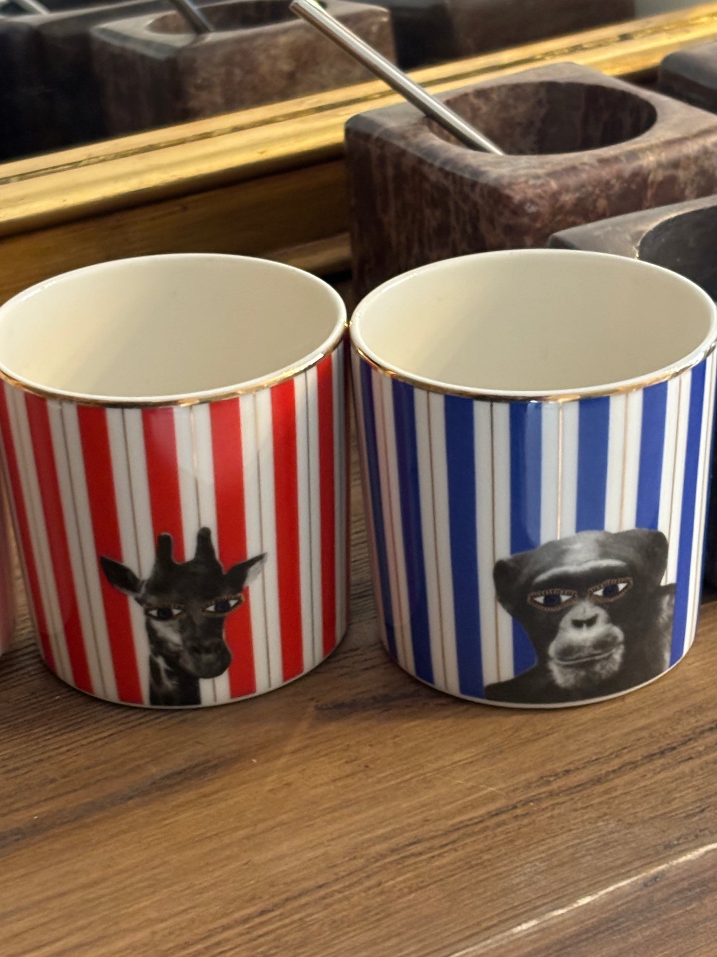Porland Wild Life 4 Pieces Mug Set