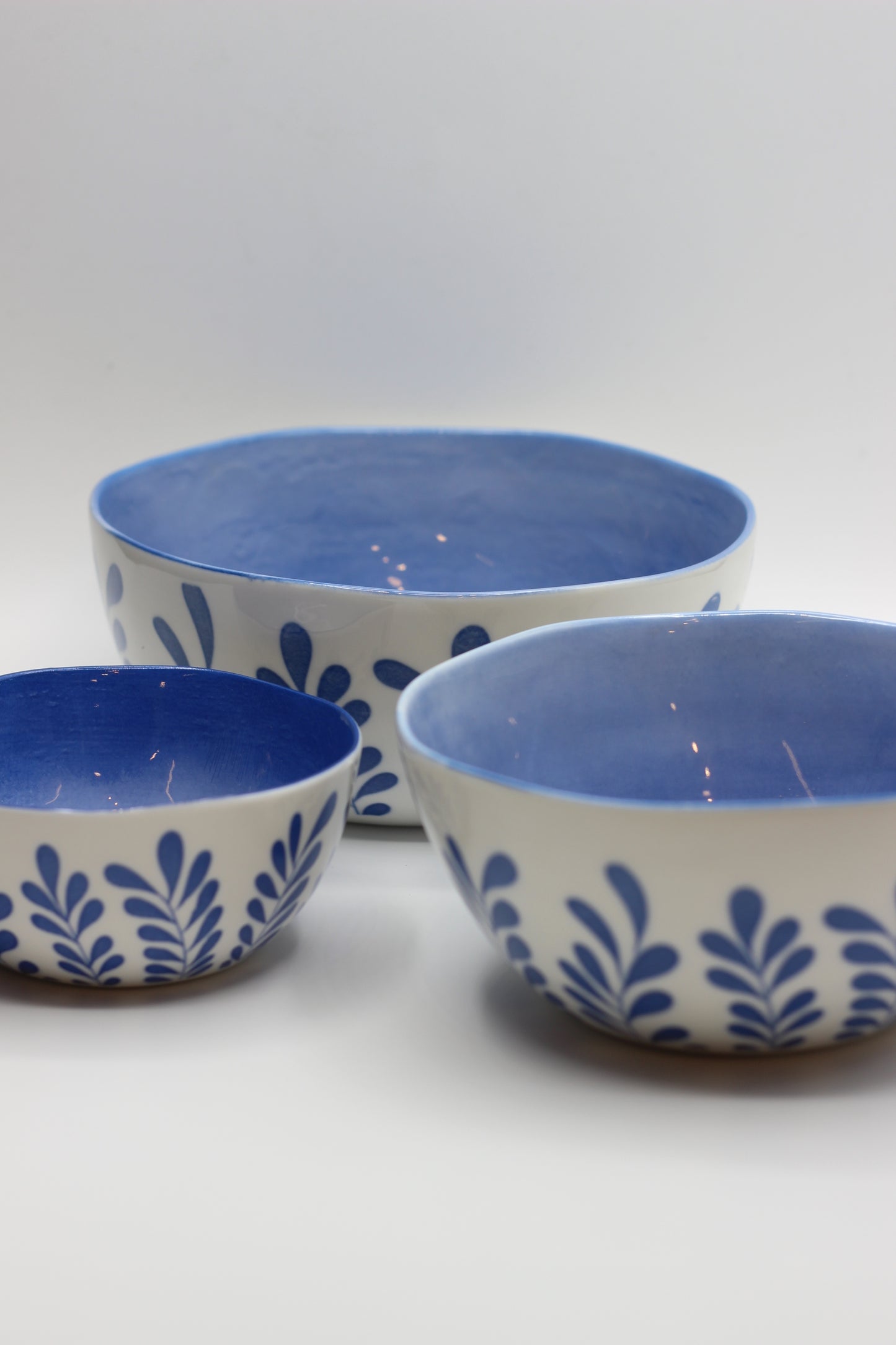Blue Patterned Bowls