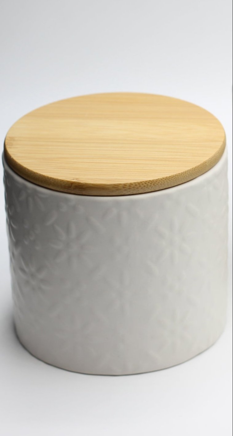 Ceramic Storage Jars Set of 3pcs