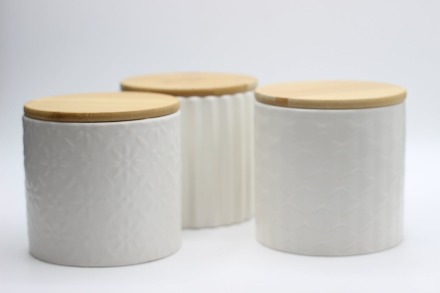 Ceramic Storage Jars Set of 3pcs