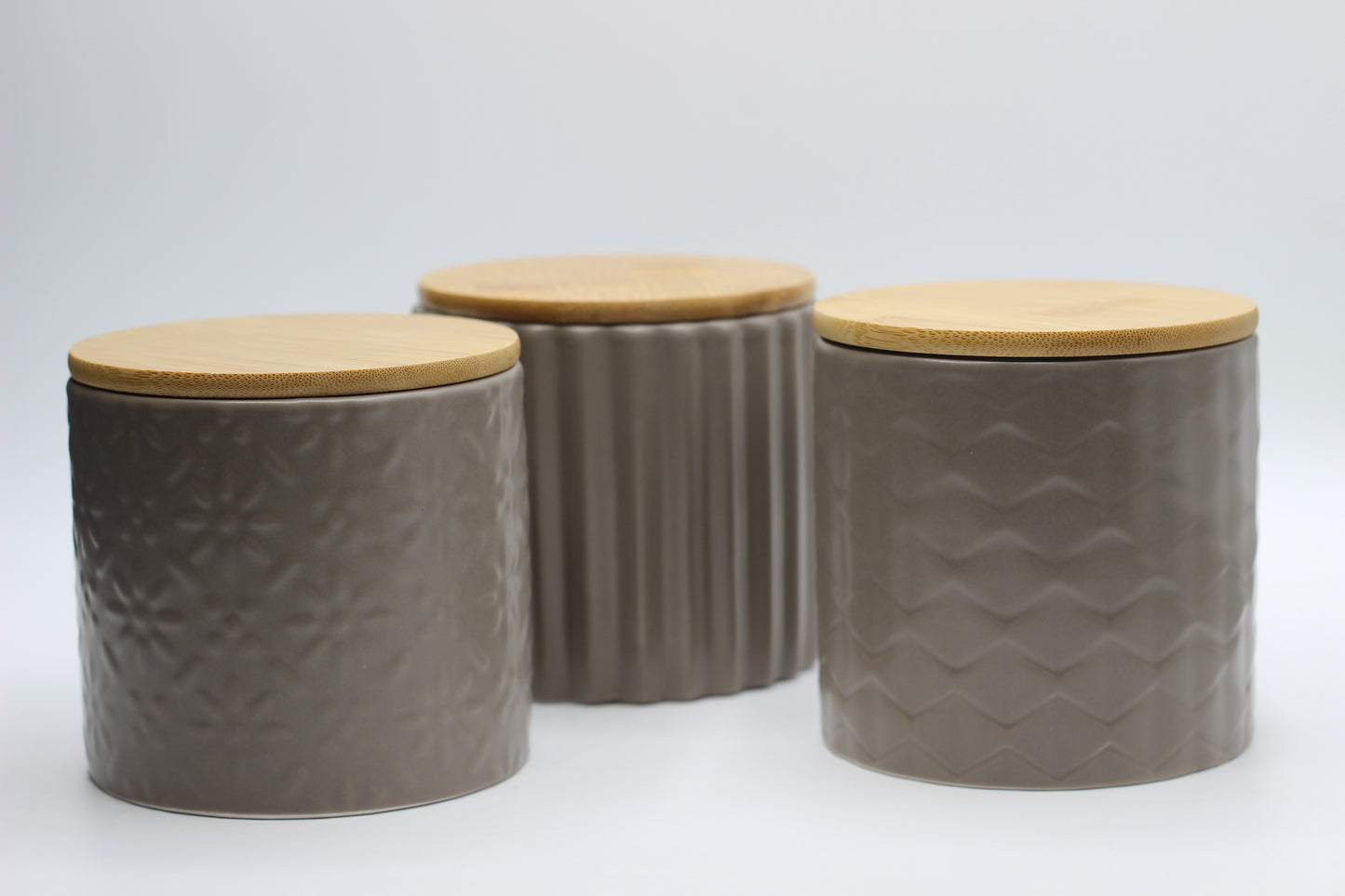 Ceramic Storage Jars Set of 3pcs