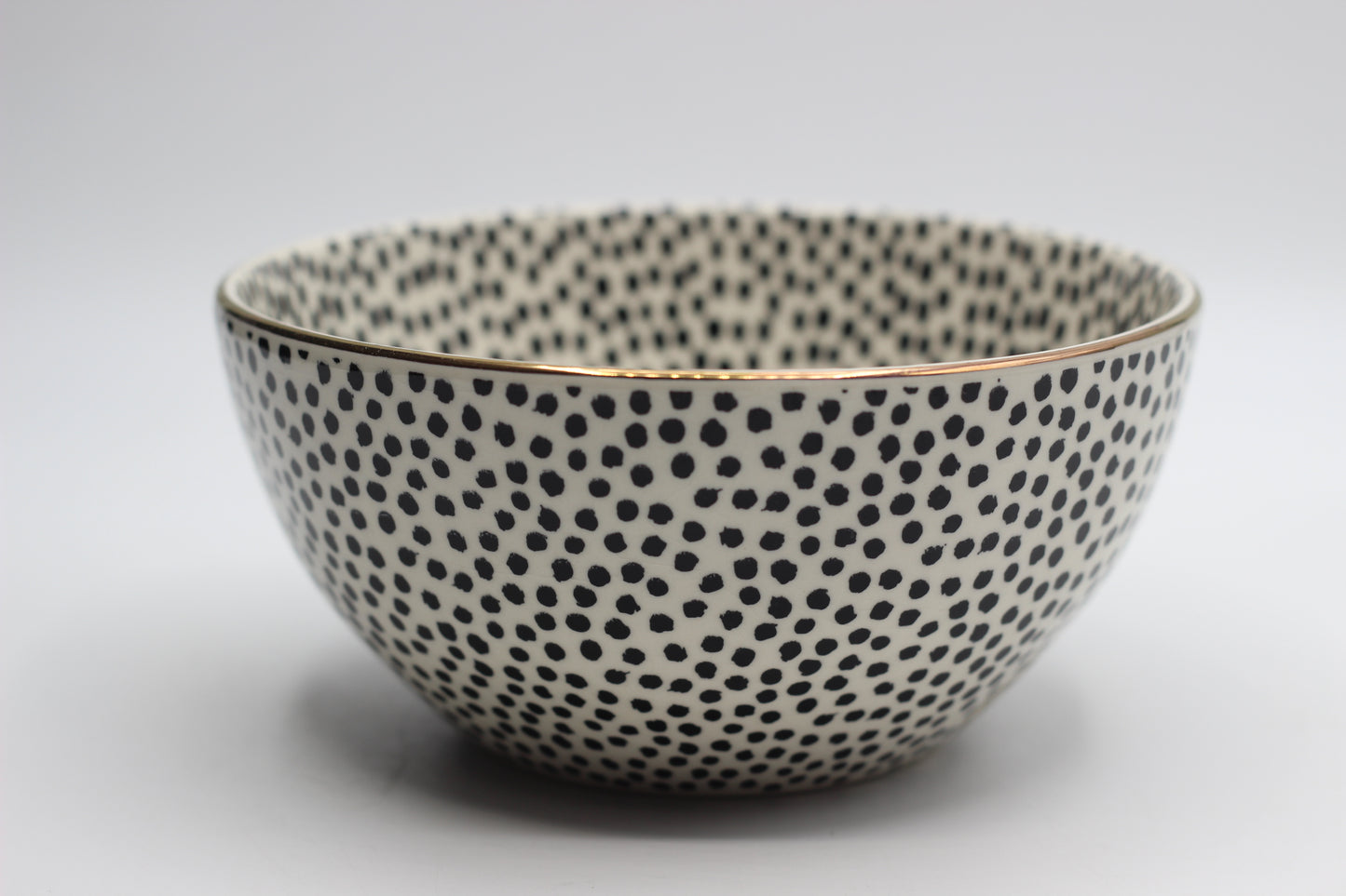 Black and White Porcelain Bowl
