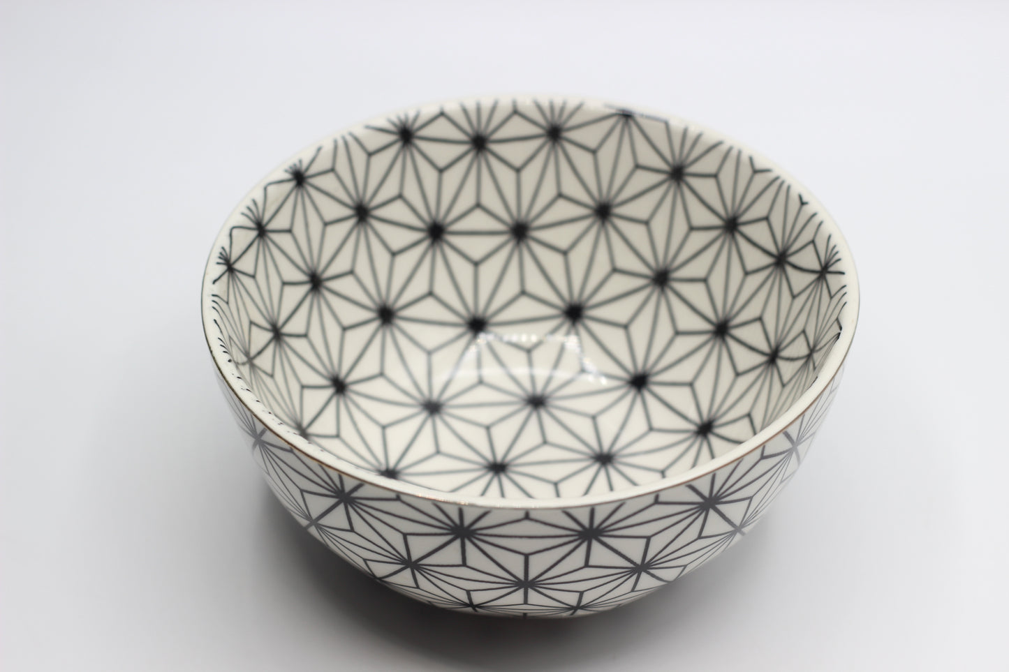 Black and White Porcelain Bowl