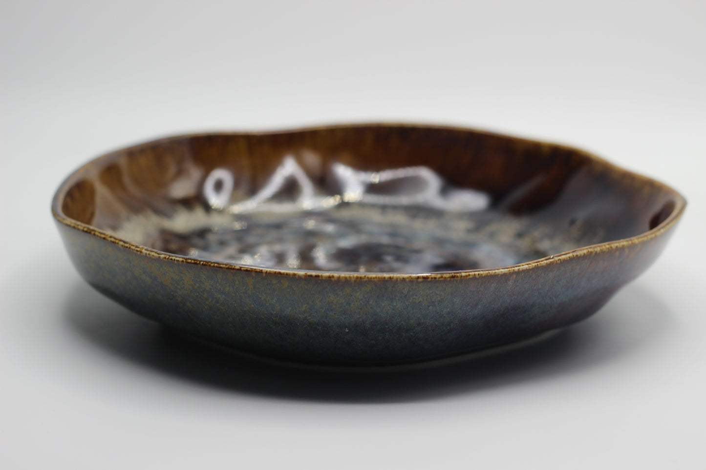 Bluish Brown Deep Bowl