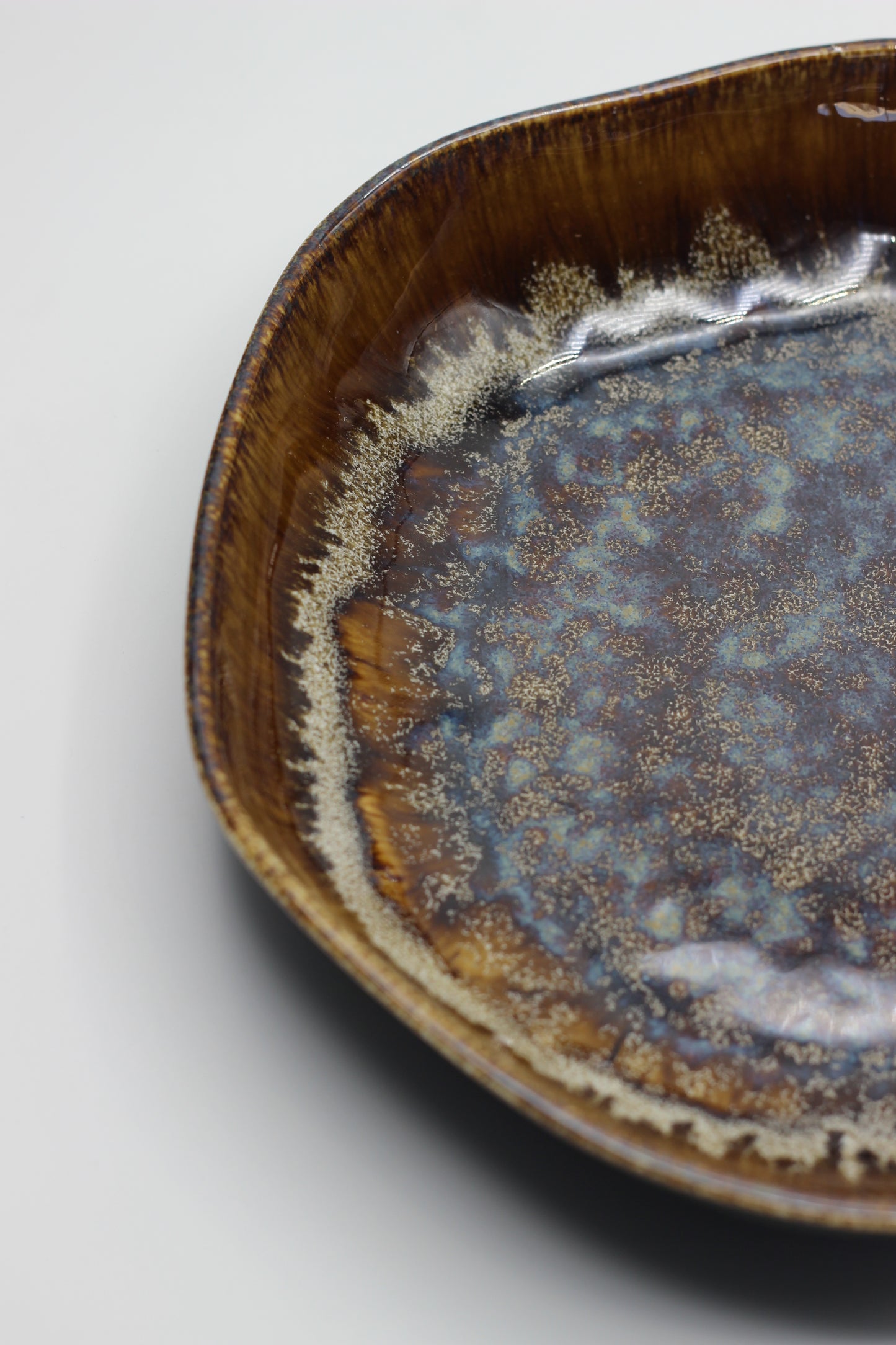 Bluish Brown Deep Bowl
