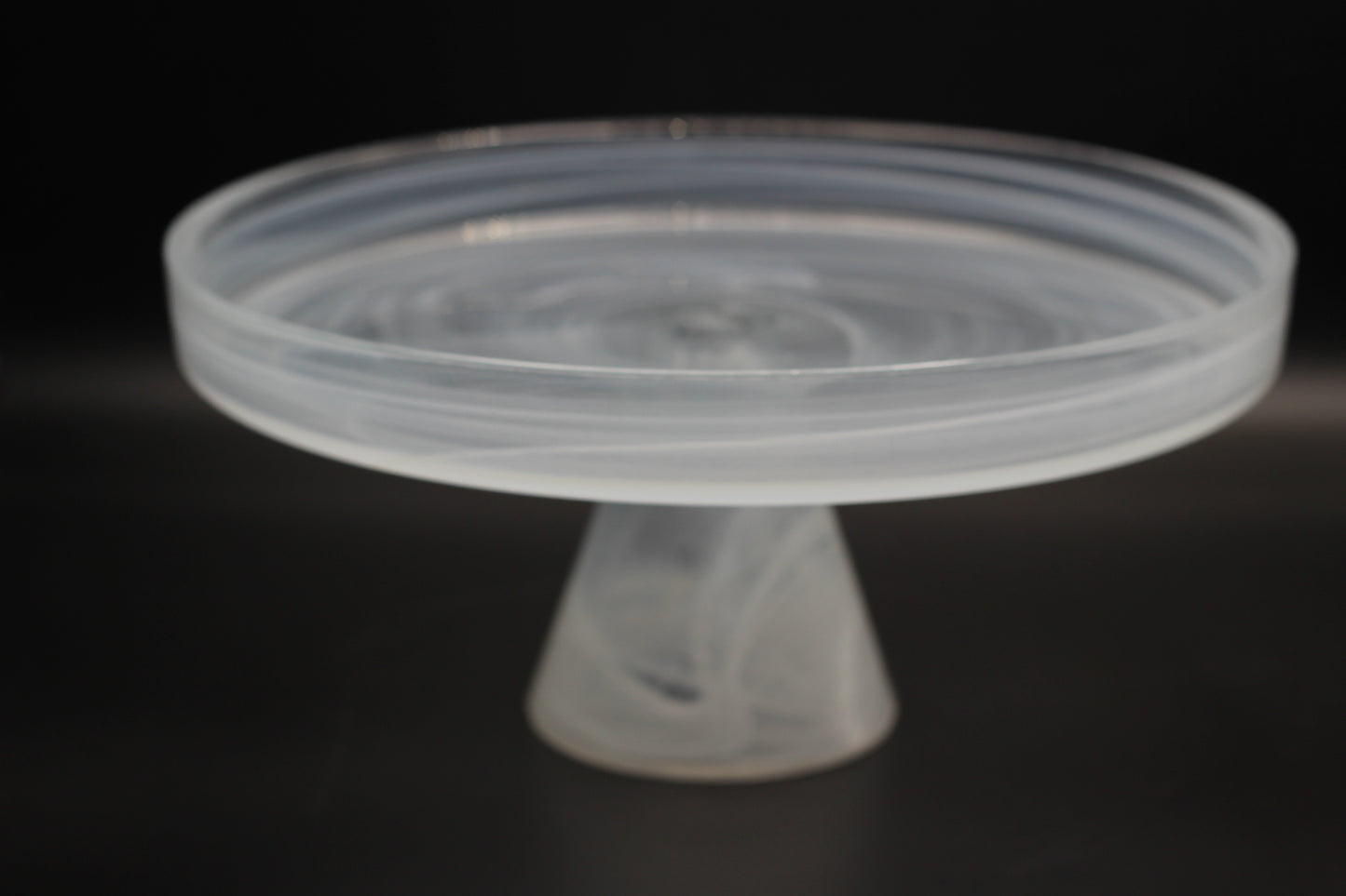 White Footed Serving Platter
