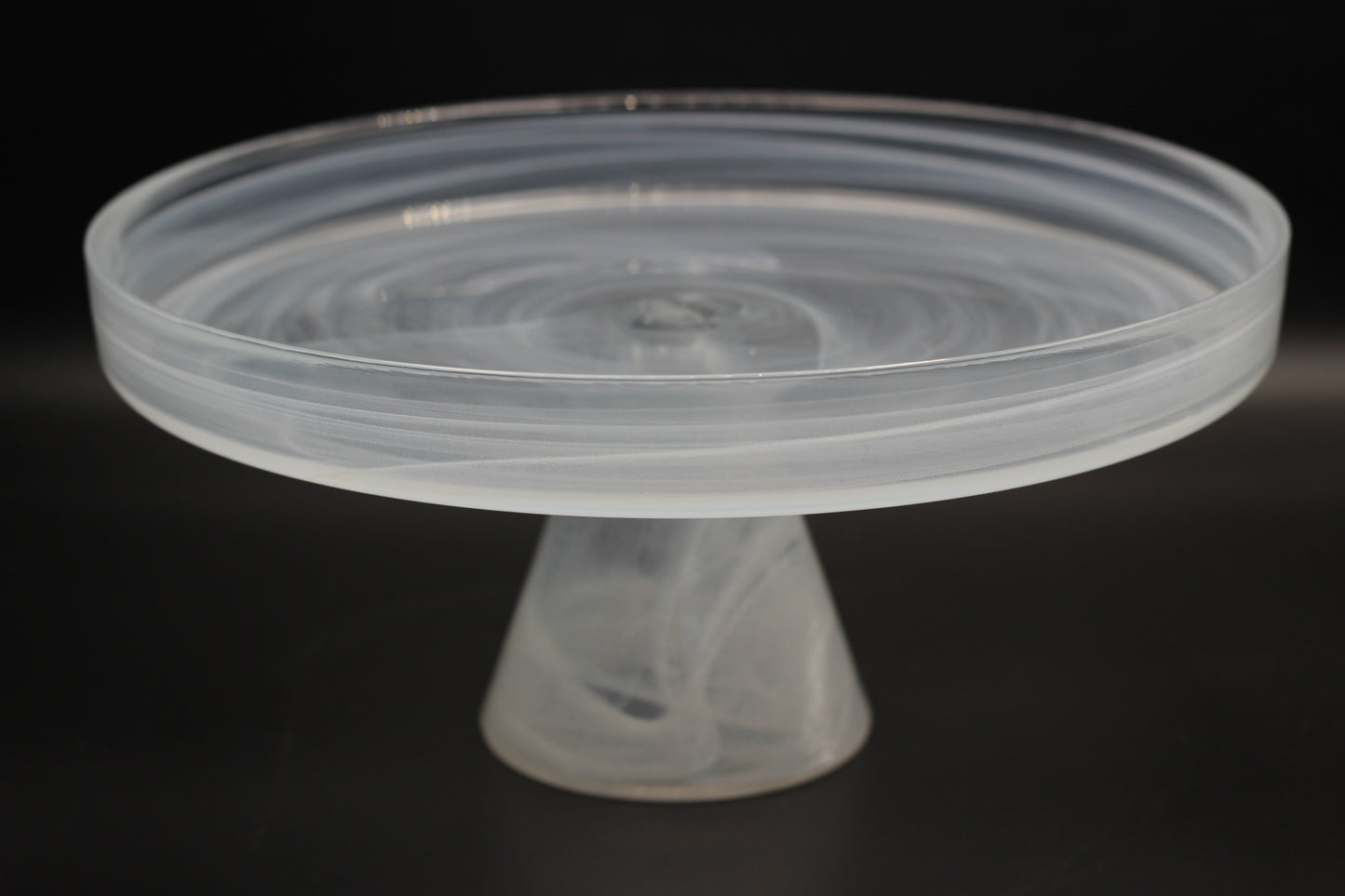 White Footed Serving Platter