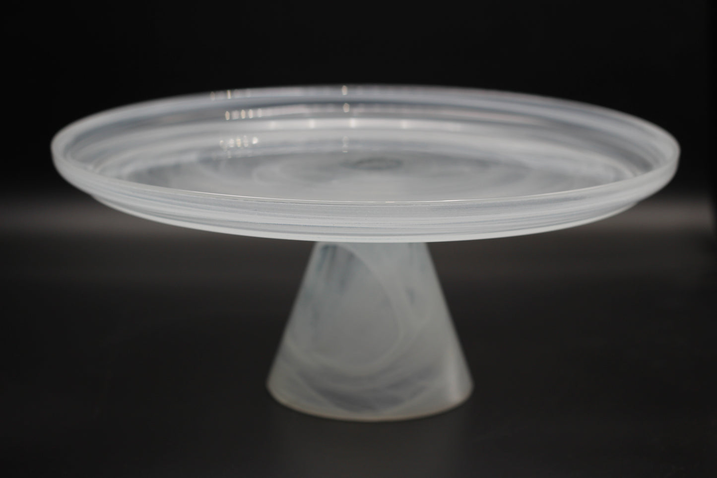 White Footed Serving Platter