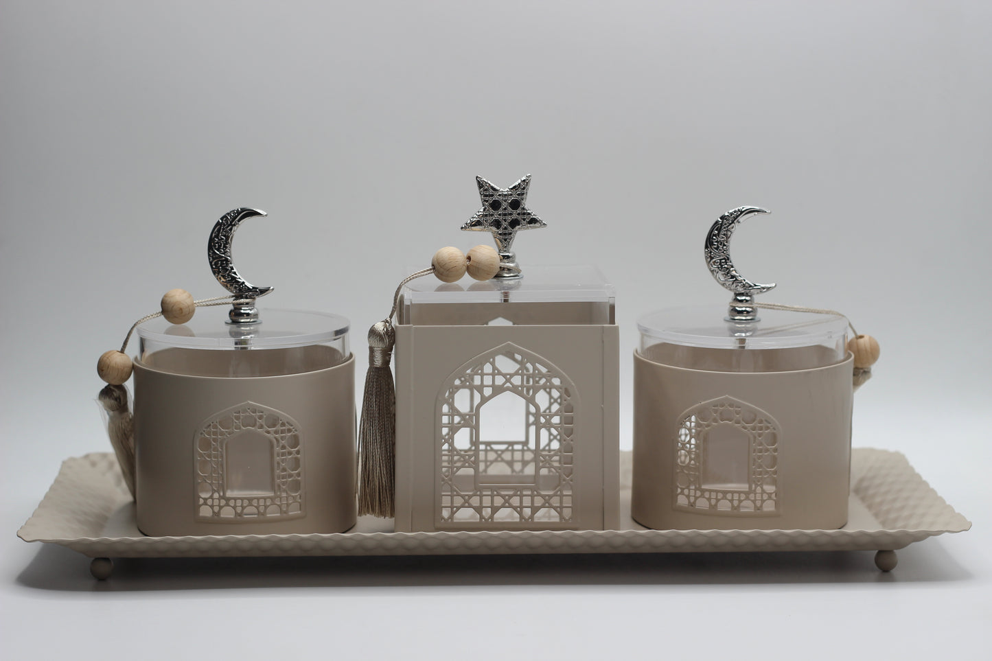 Ramadan Nut Serving Tray Set