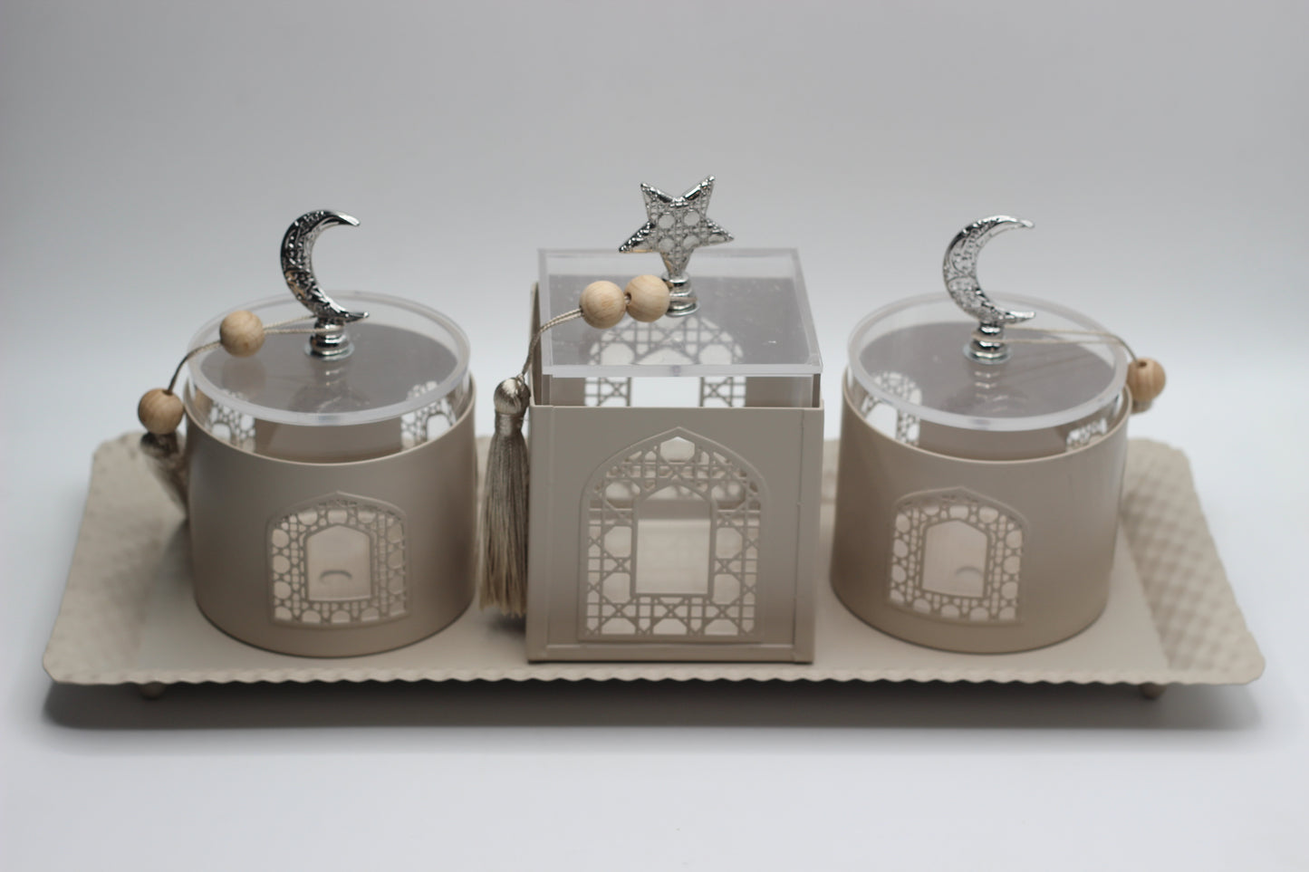 Ramadan Nut Serving Tray Set