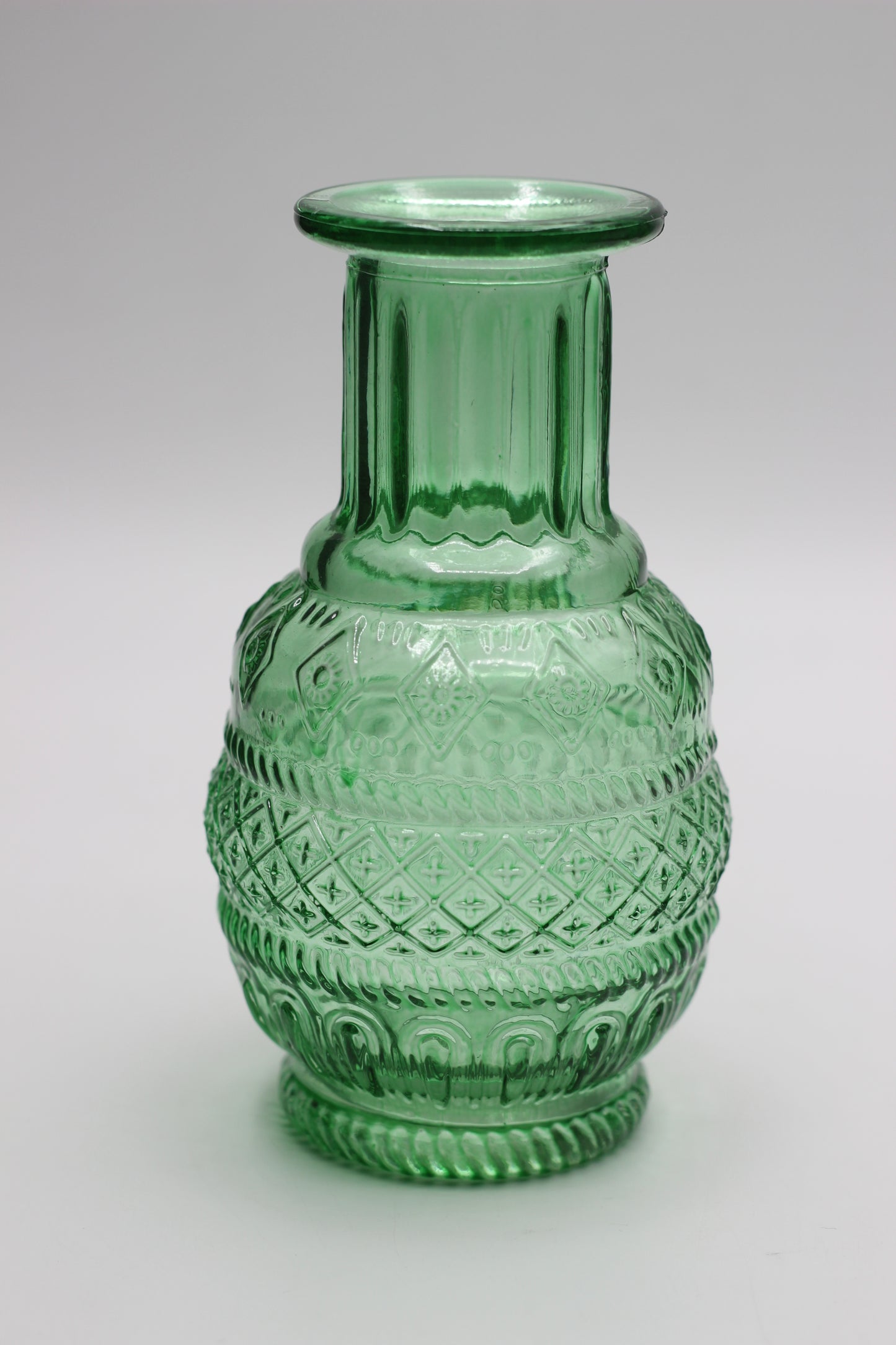 Mini Emerald Green Glass Vase
