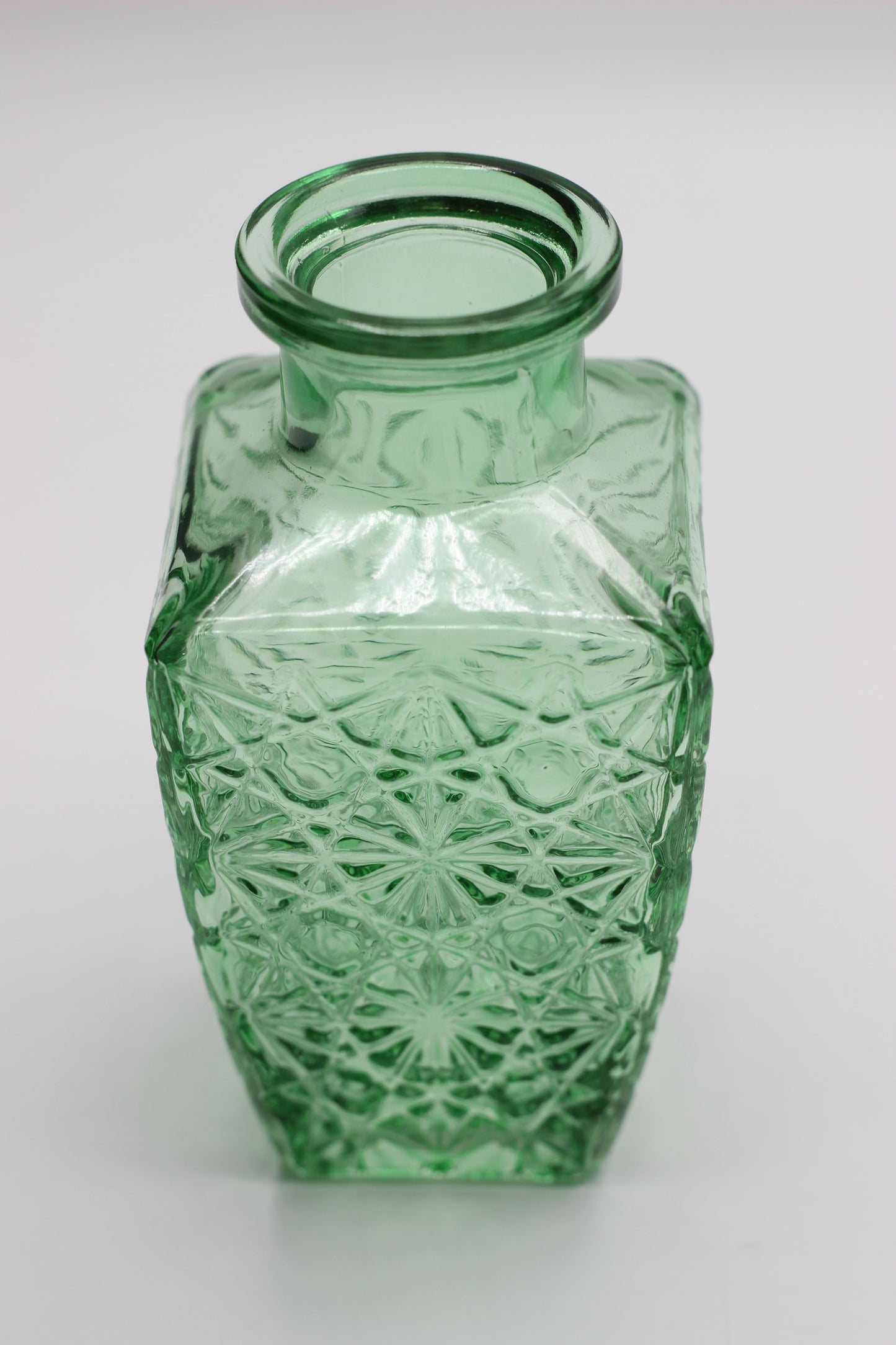 Mini Emerald Green Glass Vase