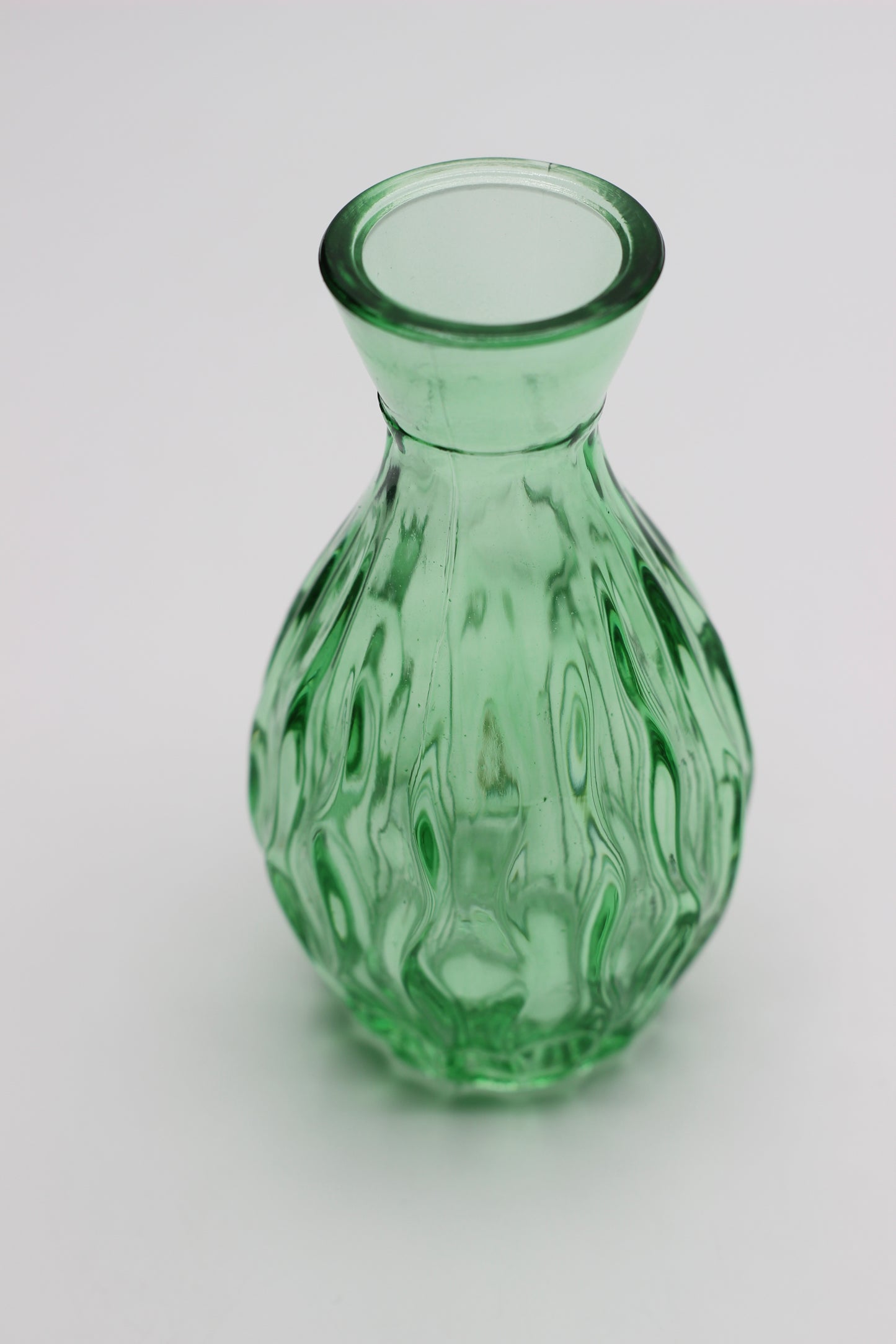 Mini Emerald Green Glass Vase