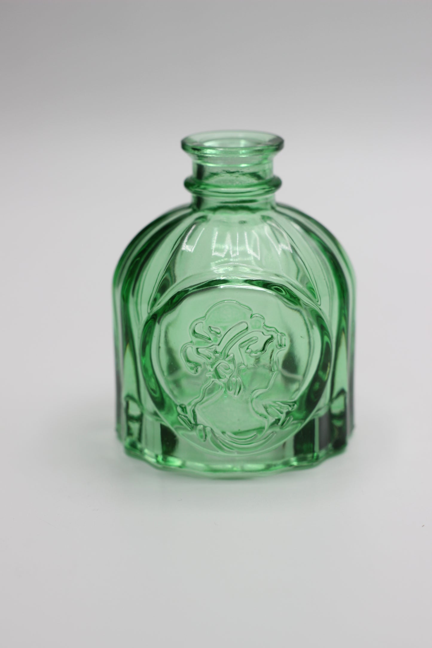 Mini Emerald Green Glass Vase