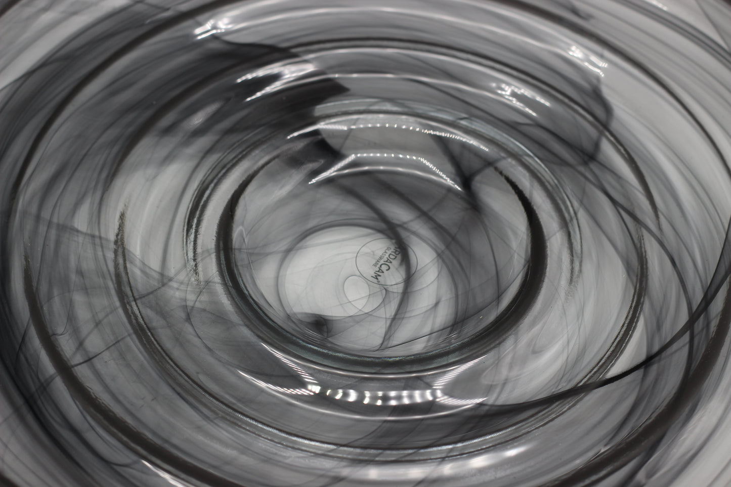 Flower Glass Serving Platter