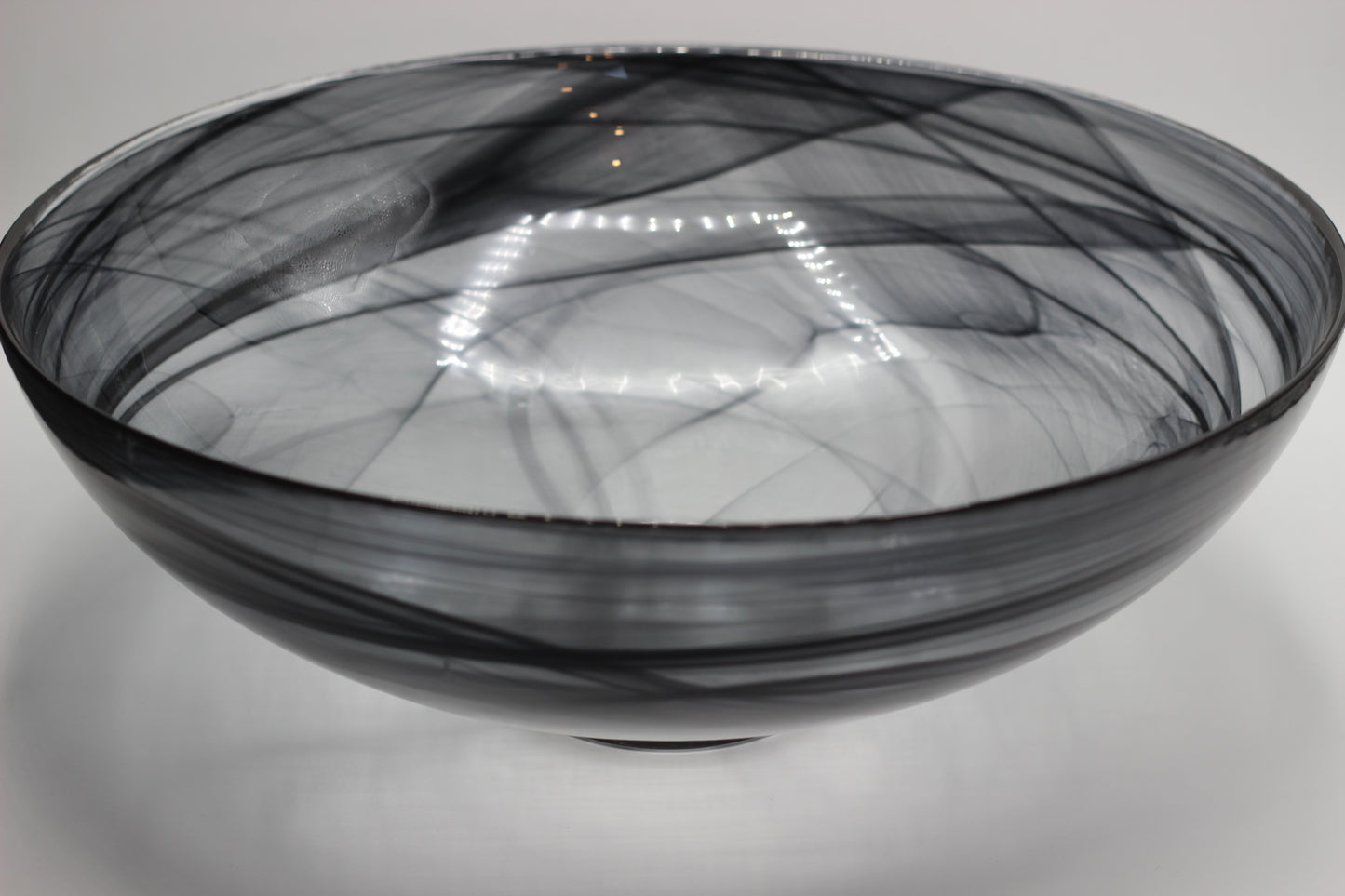 Modern Glass Serving Bowl