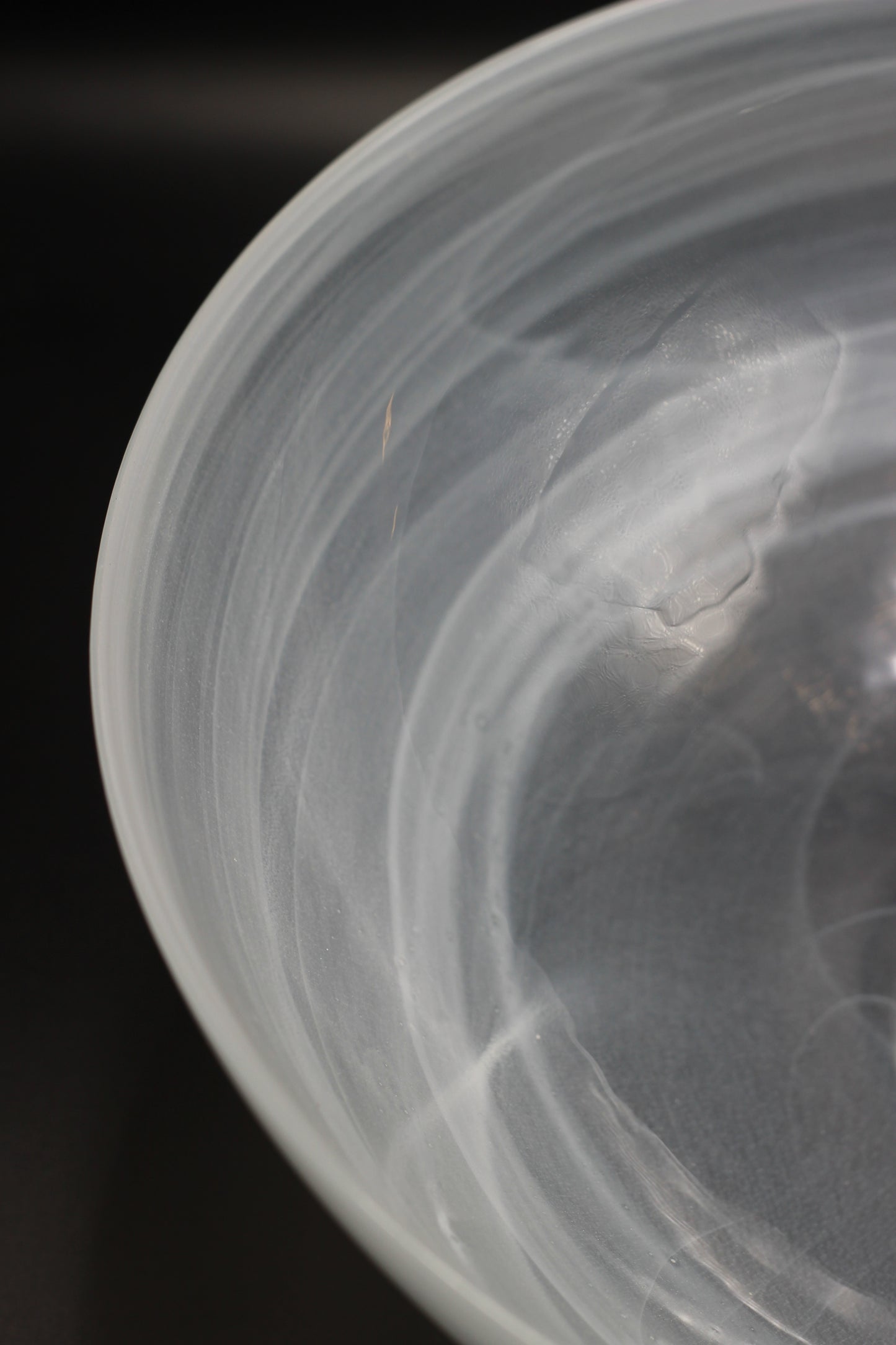 Modern Glass Serving Bowl