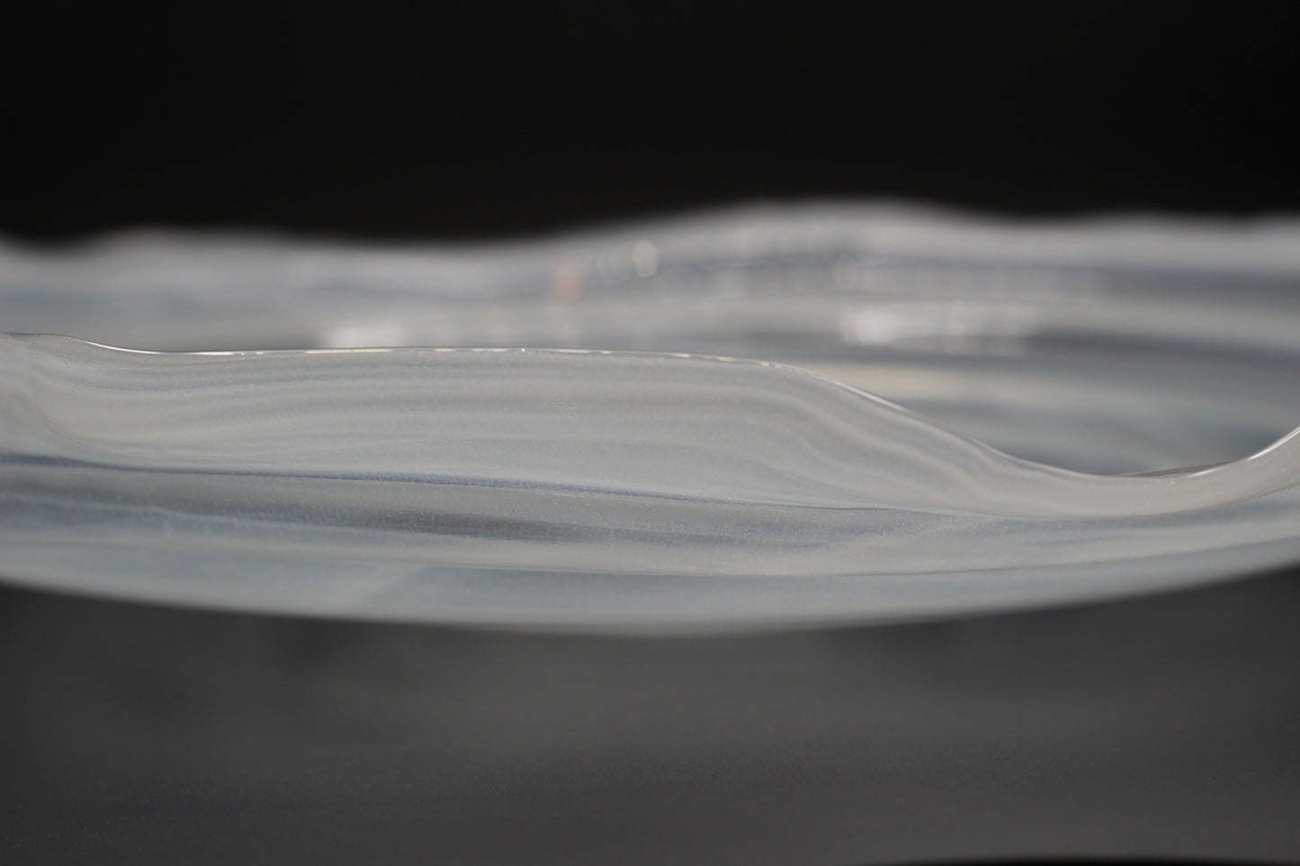 Flower Glass Serving Platter