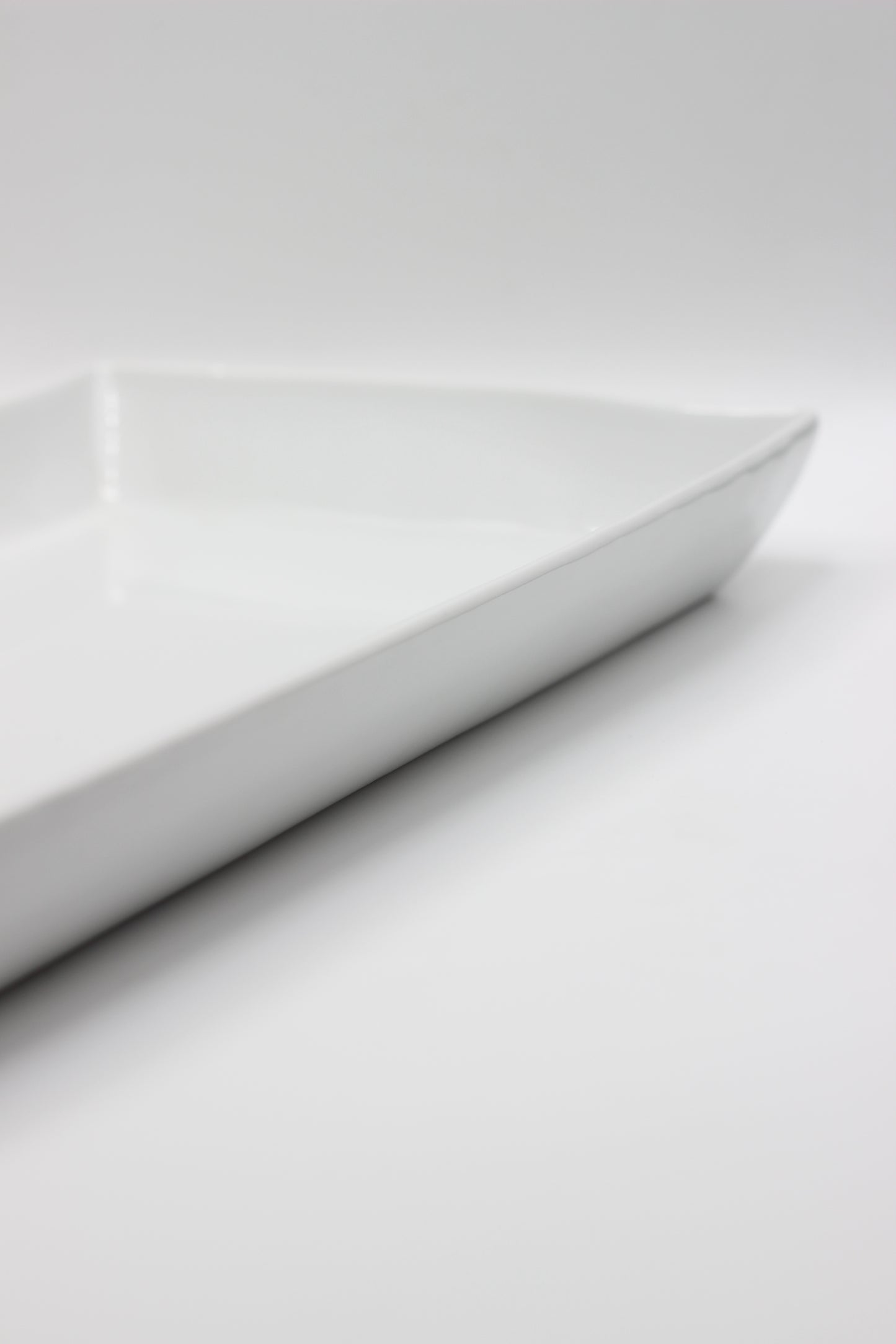 White Wave Serving Platter
