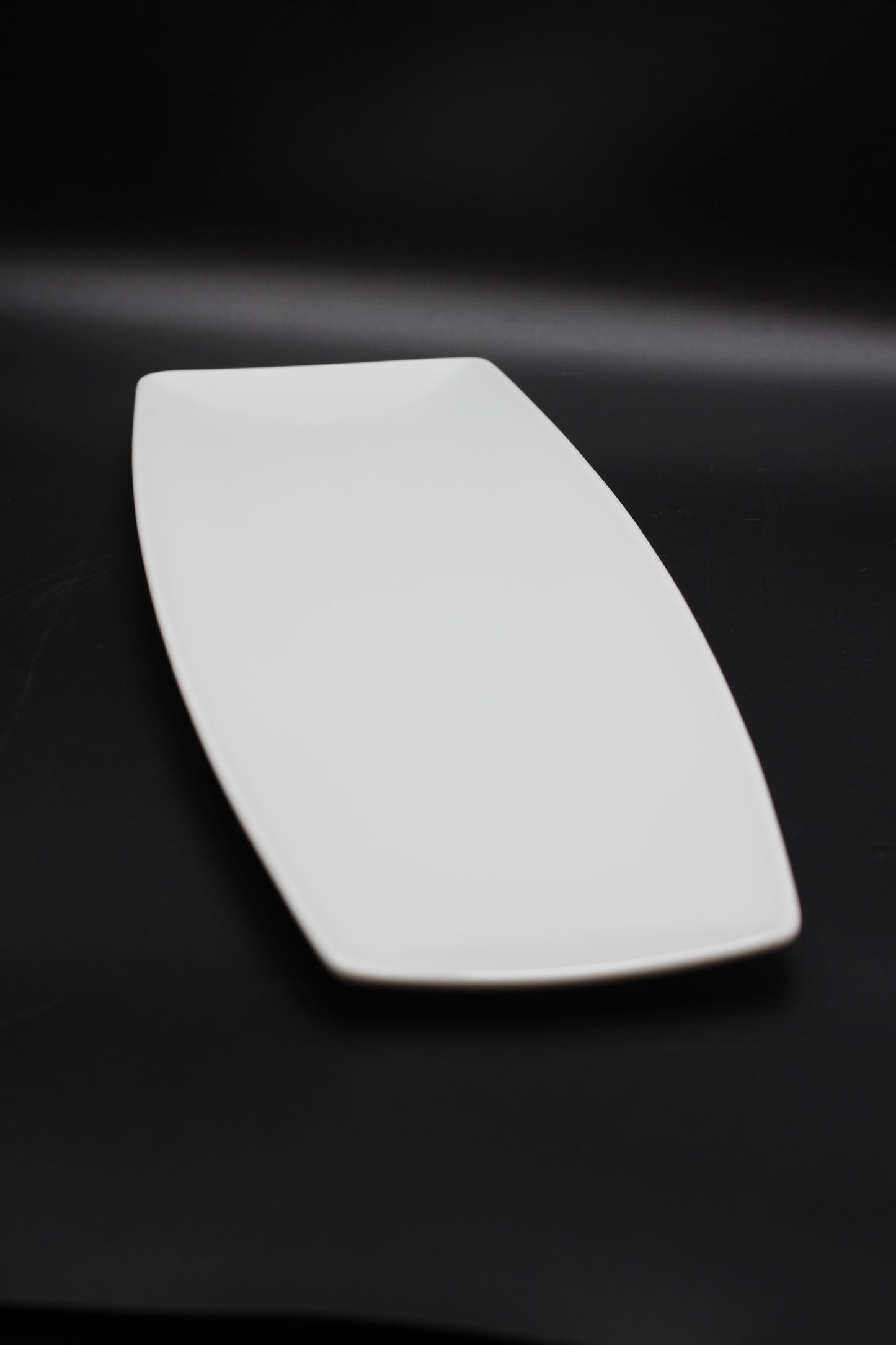 White Contemporary Sleek Dessert platter