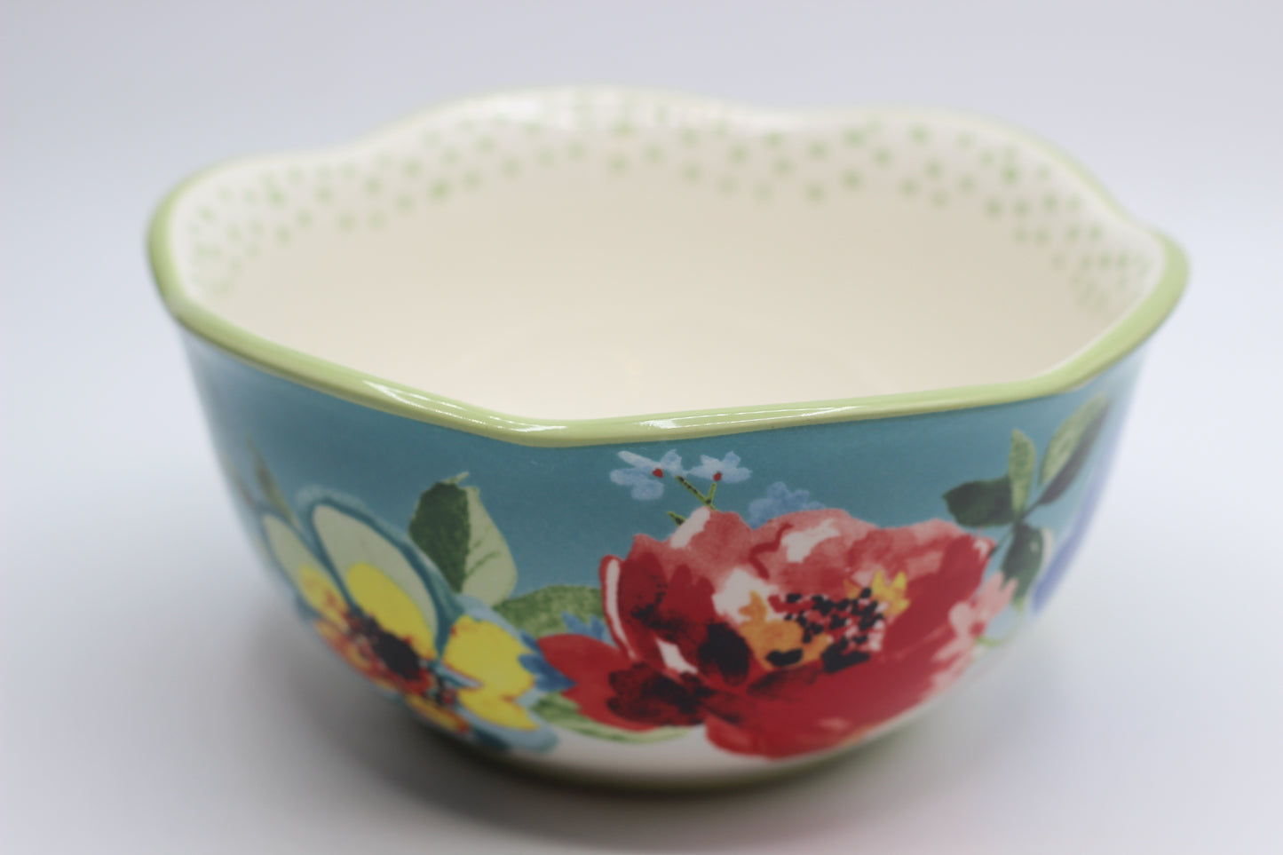The Pioneer Woman Melody Aqua Green Bowl