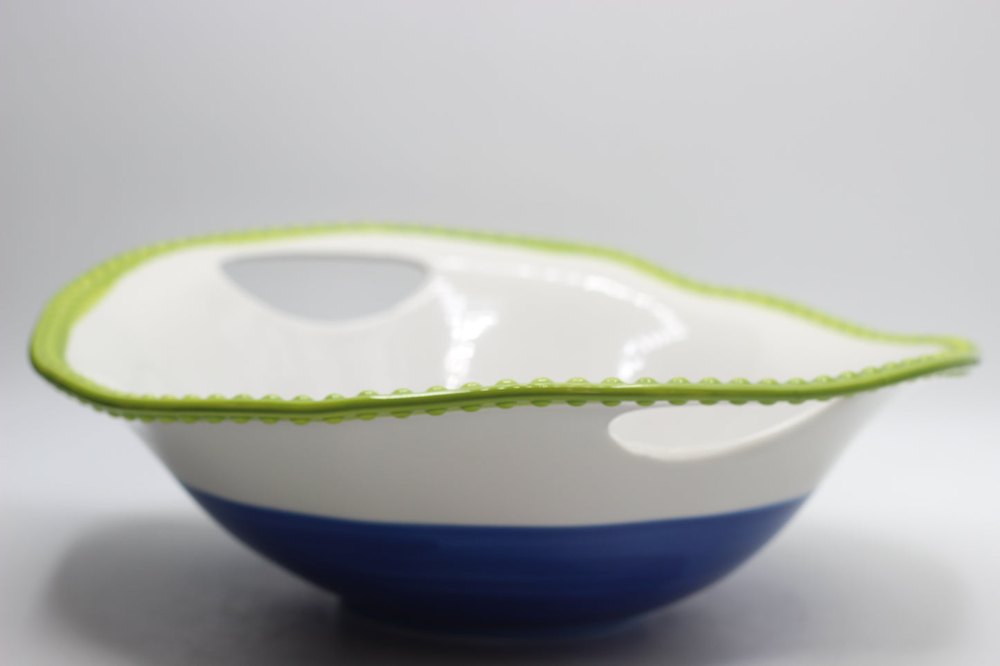 Summery Ceramic Serving Bowls With Handles