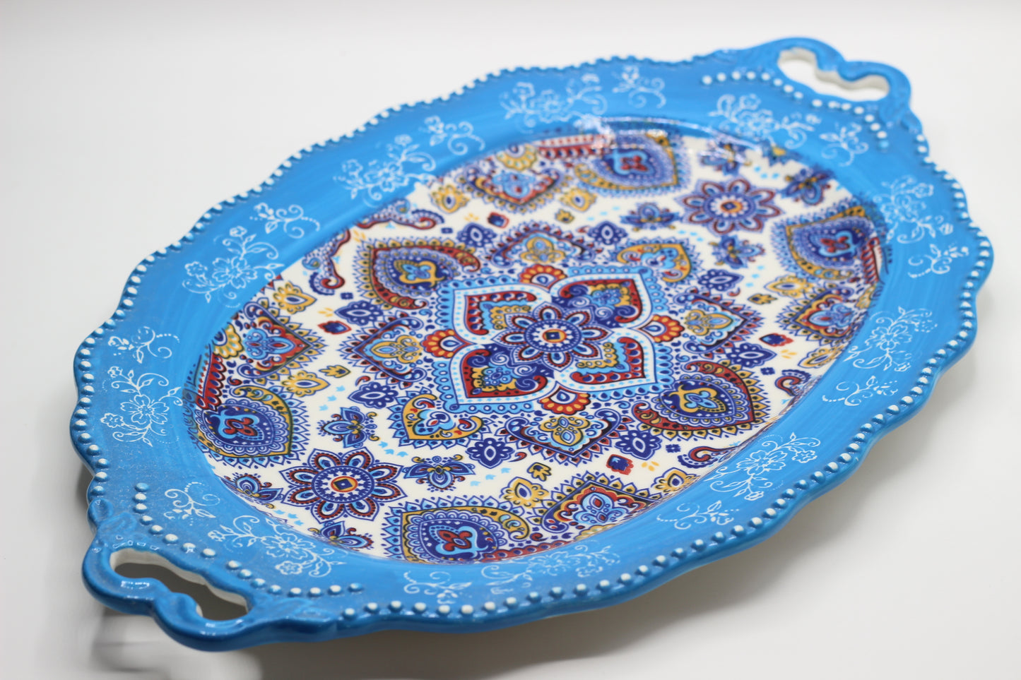 Extra Large Oval Iranian Serving Platter