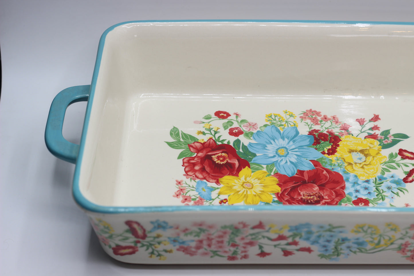 The Pioneer Woman Turqoise Ceramic Baker