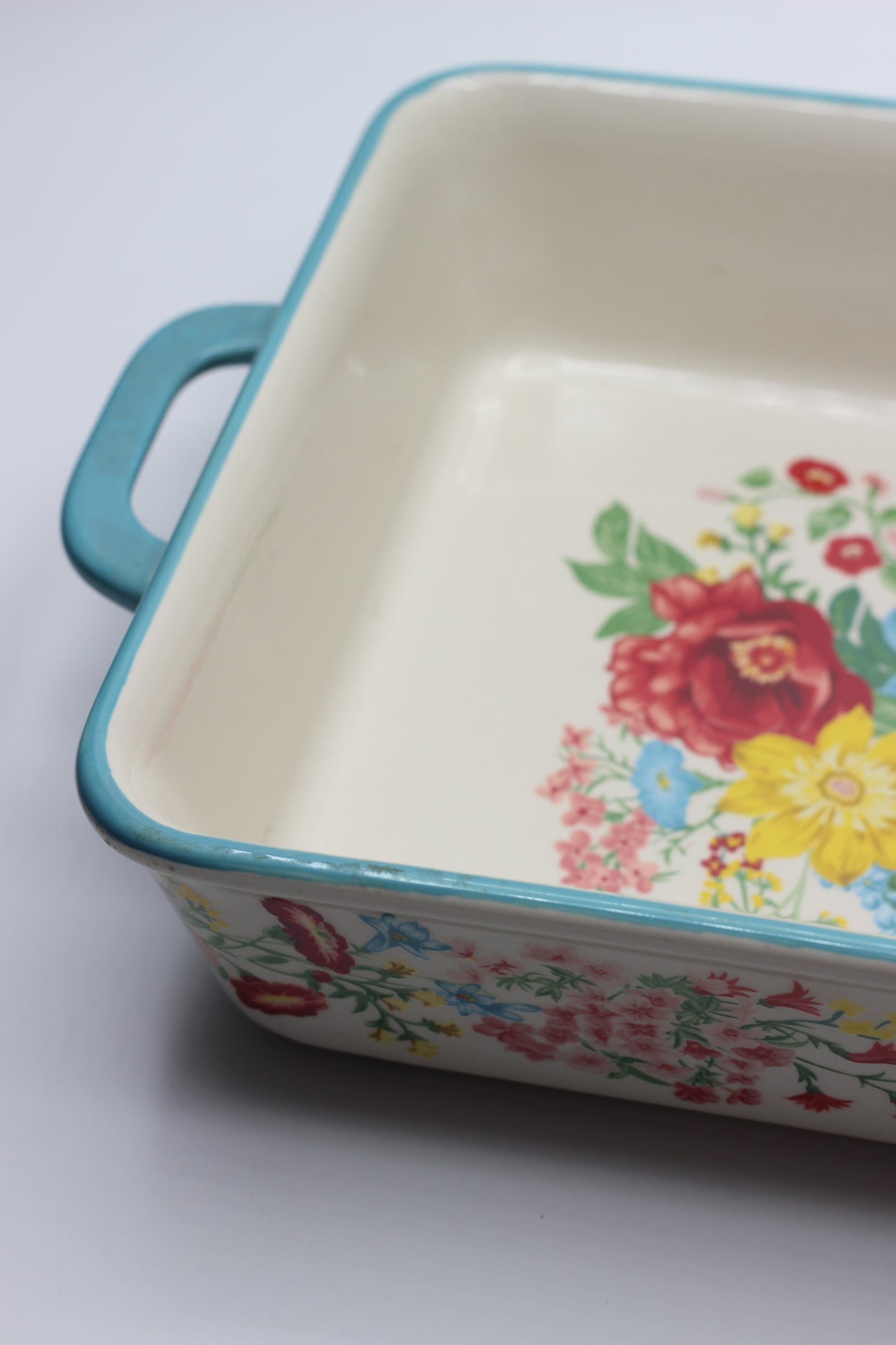 The Pioneer Woman Turqoise Ceramic Baker