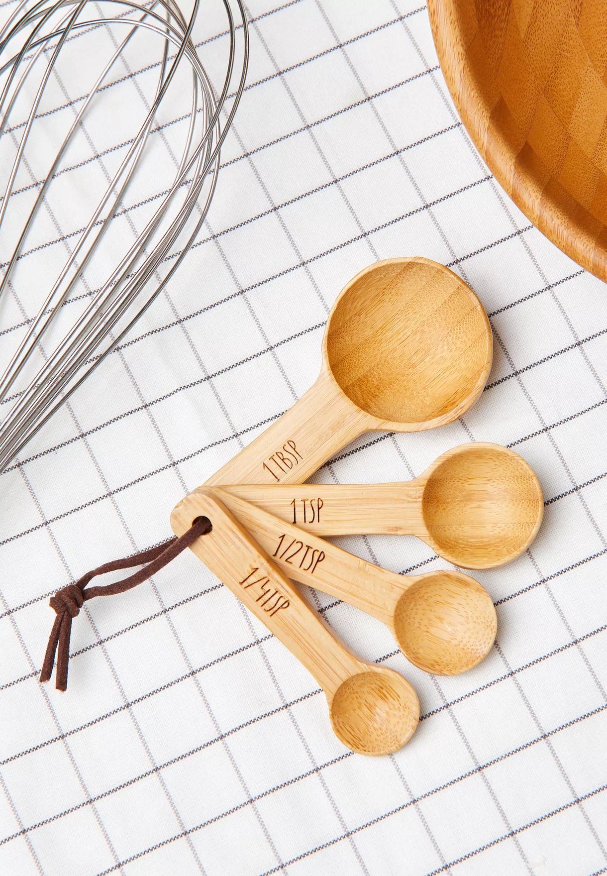 4 Bamboo Measuring Spoon