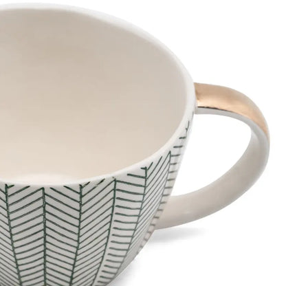 Dashes Porcelain Mug