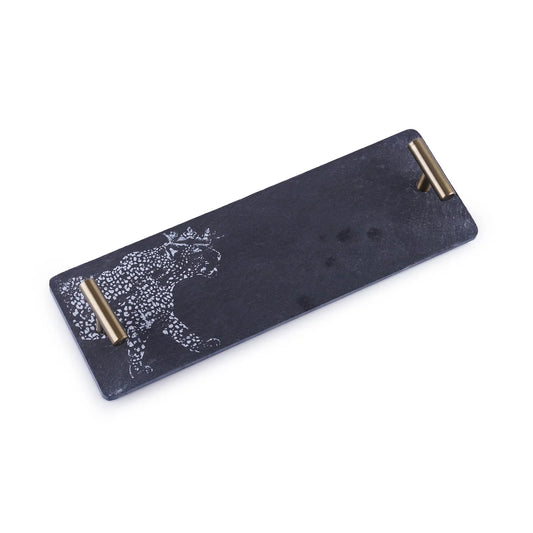 Blaze Slate Serving Tray 30X10CM -Black