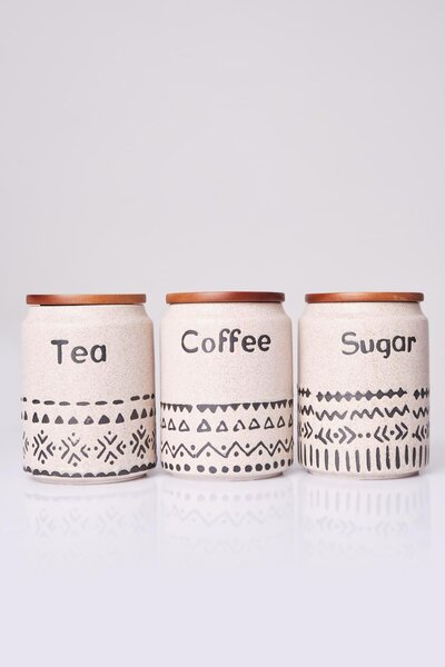 Engraved Anthropology Ceramic Storage  set