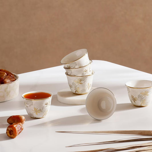 6-Piece Porcelain Qahwa Set