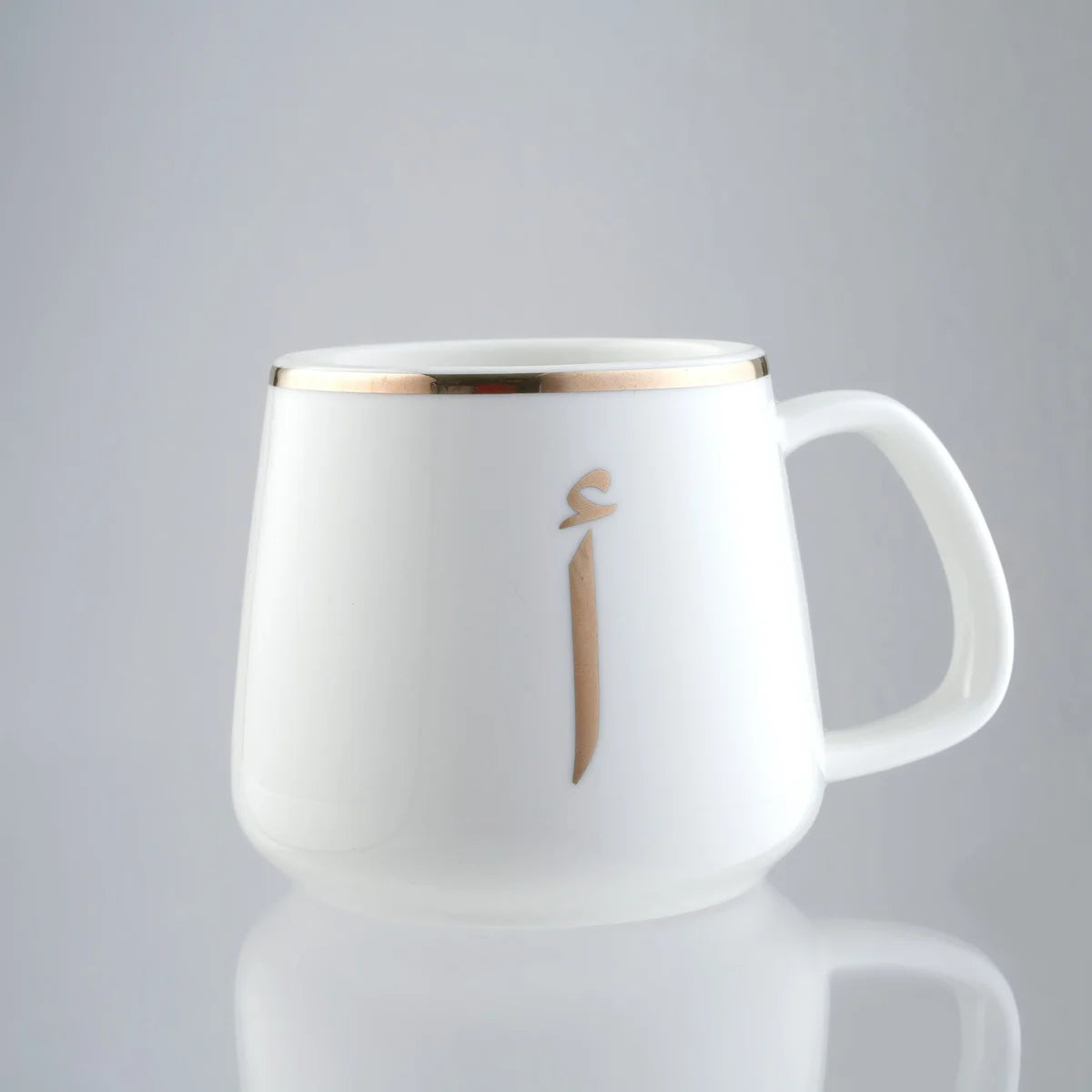 Alphabet Arabic Alef Mug 380ml - White