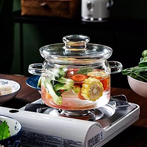 Glass Cooking Pot, 2 L - Clear