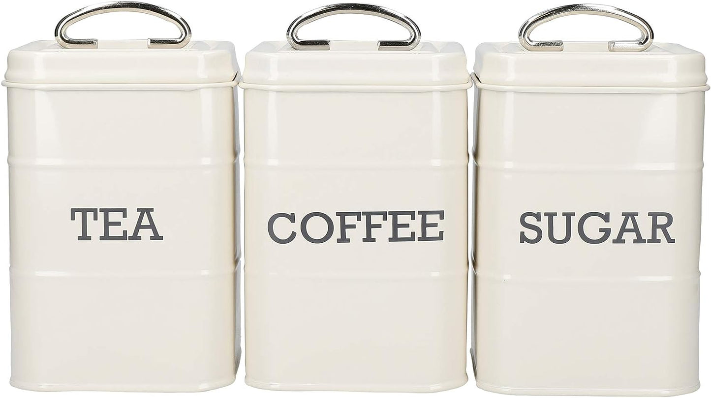 KitchenCraft Canisters for Tea Coffee and Sugar