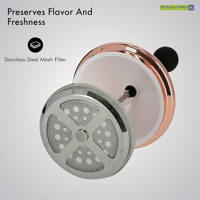 ROSE GOLD 600 ml COFFEE PRESS