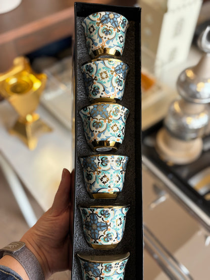 6-Piece Porcelain Qahwa Set