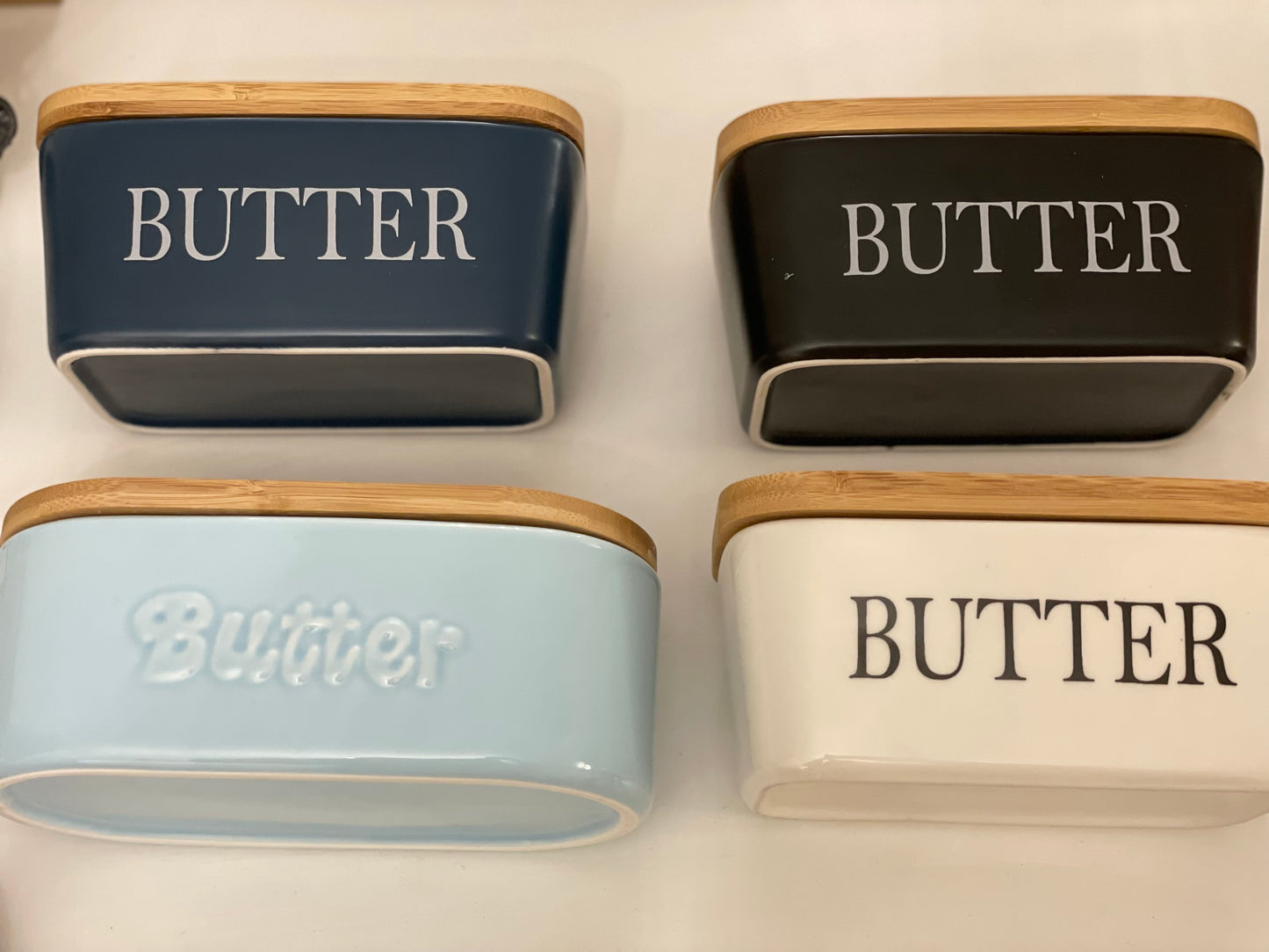 Butter Box with Lid and Knife