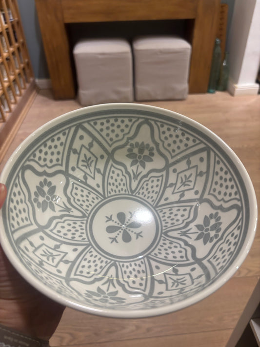 Tribal Dine Porcelain Bowl