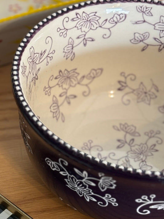 Floral Lace Serving Bowls