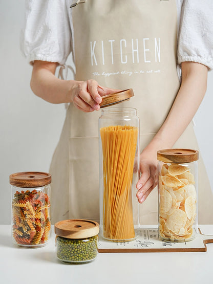 Borosilicate Glass Jar Set with Air-tight Lid