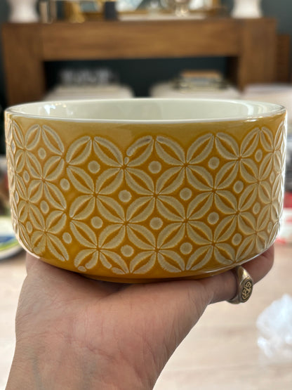 Engraved Breakfast Ceramic Bowl