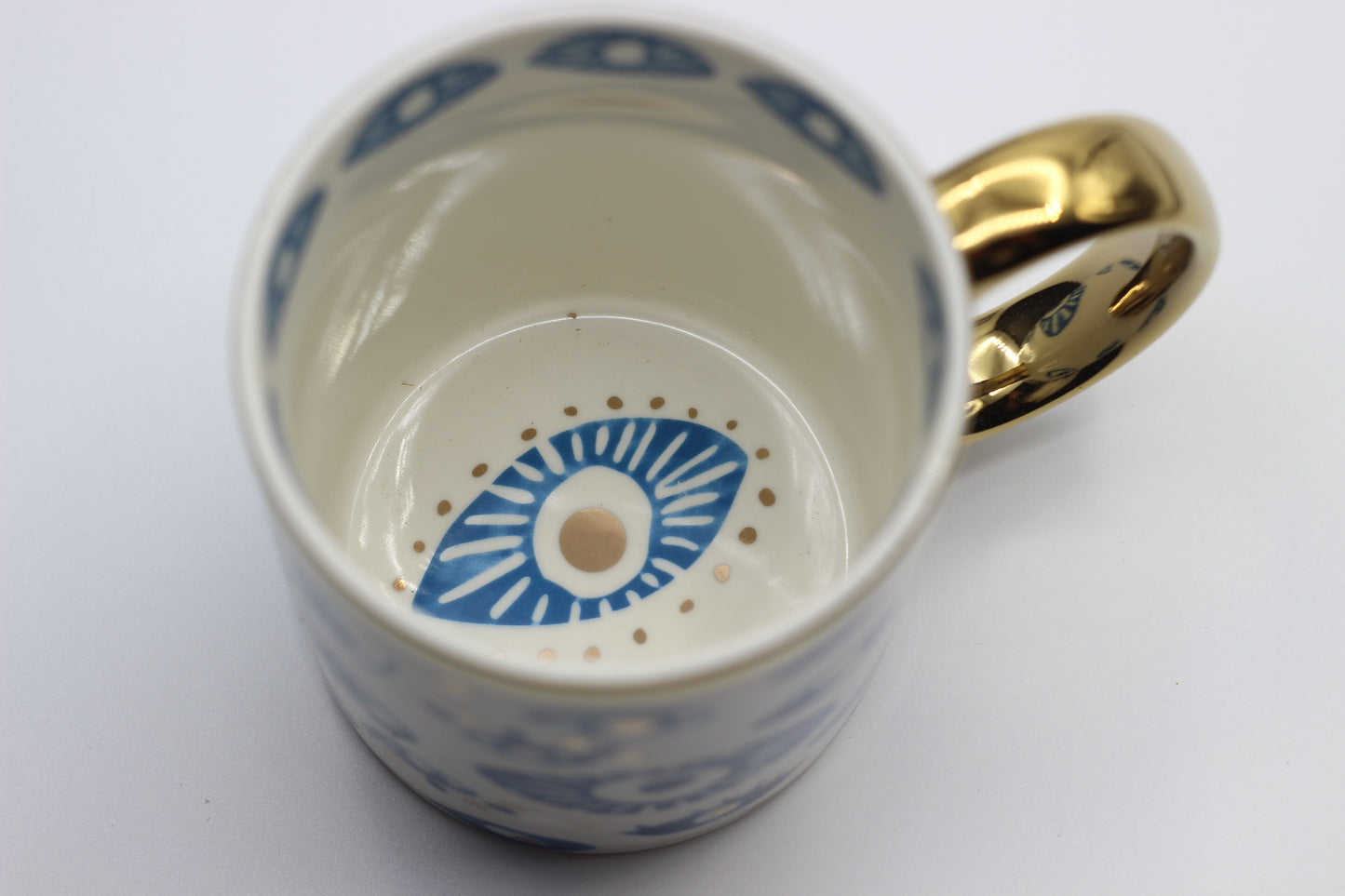 Eye Print Hamsa Mug