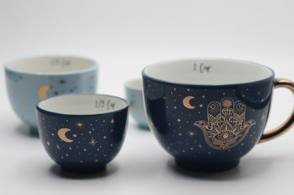 Hamsa Moon & Stars Measuring Cups